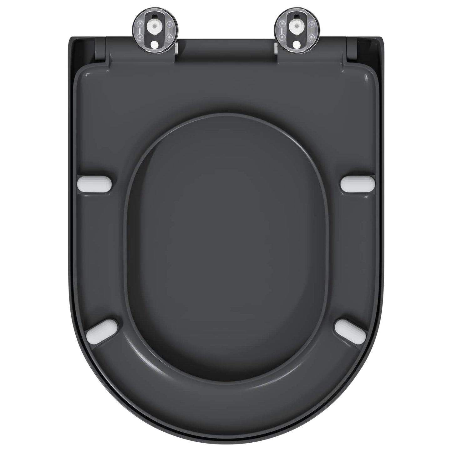 Toilettensitz Anthrazit 49 x 36 x 4 cm Duroplast