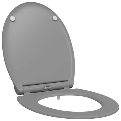 Toilettensitz Grau 47 x 37,5 x 3,8 cm Duroplast