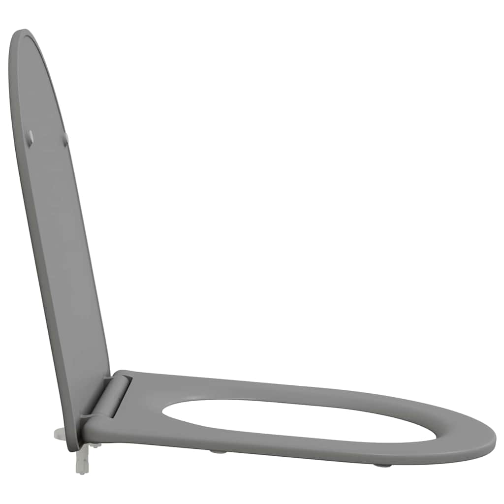 Toilettensitz Grau 47 x 36 x 3,4 cm Duroplast