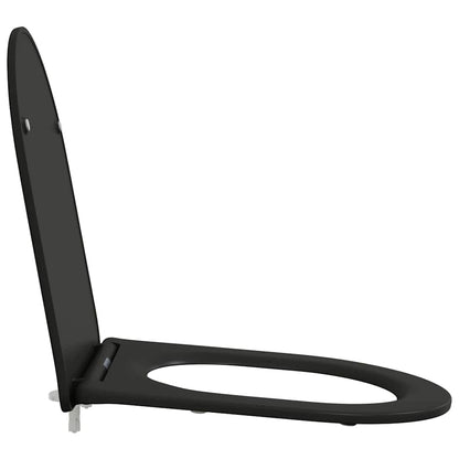 Toilettensitz Schwarz 47 x 36 x 3,4 cm Duroplast