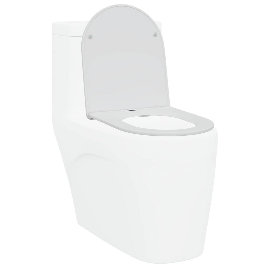 Toilettensitz Weiß 47 x 36 x 3,4 cm Duroplast