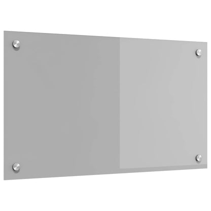 Küchenrückwand Hellgrau 70 x 40 cm Gehärtetes Glas