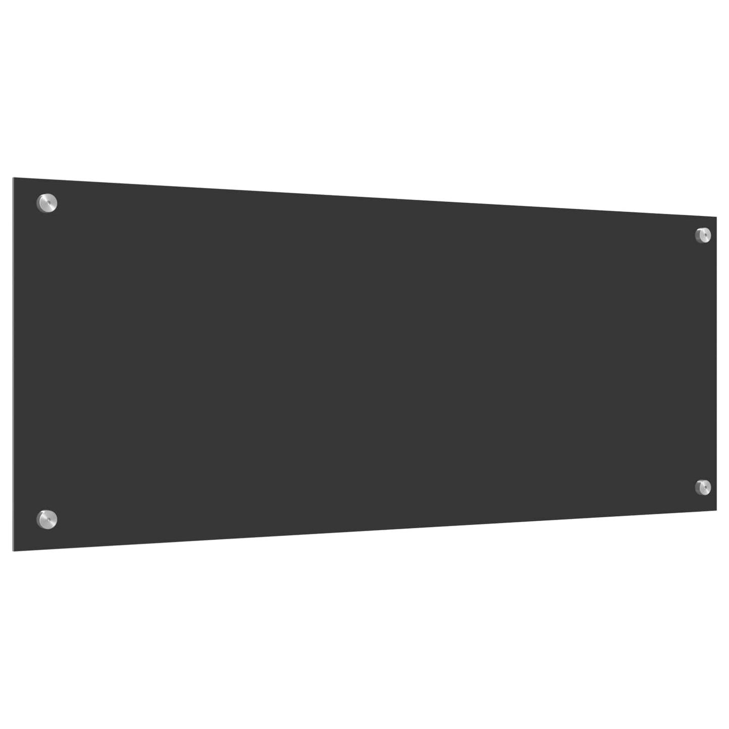 Küchenrückwand Dunkelgrau 100 x 40 cm Gehärtetes Glas