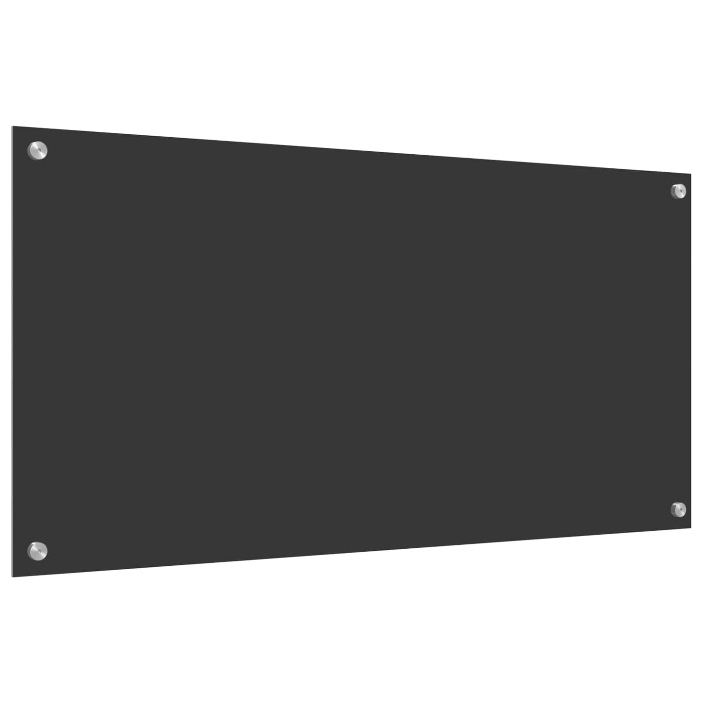 Küchenrückwand Dunkelgrau 100 x 50 cm Gehärtetes Glas