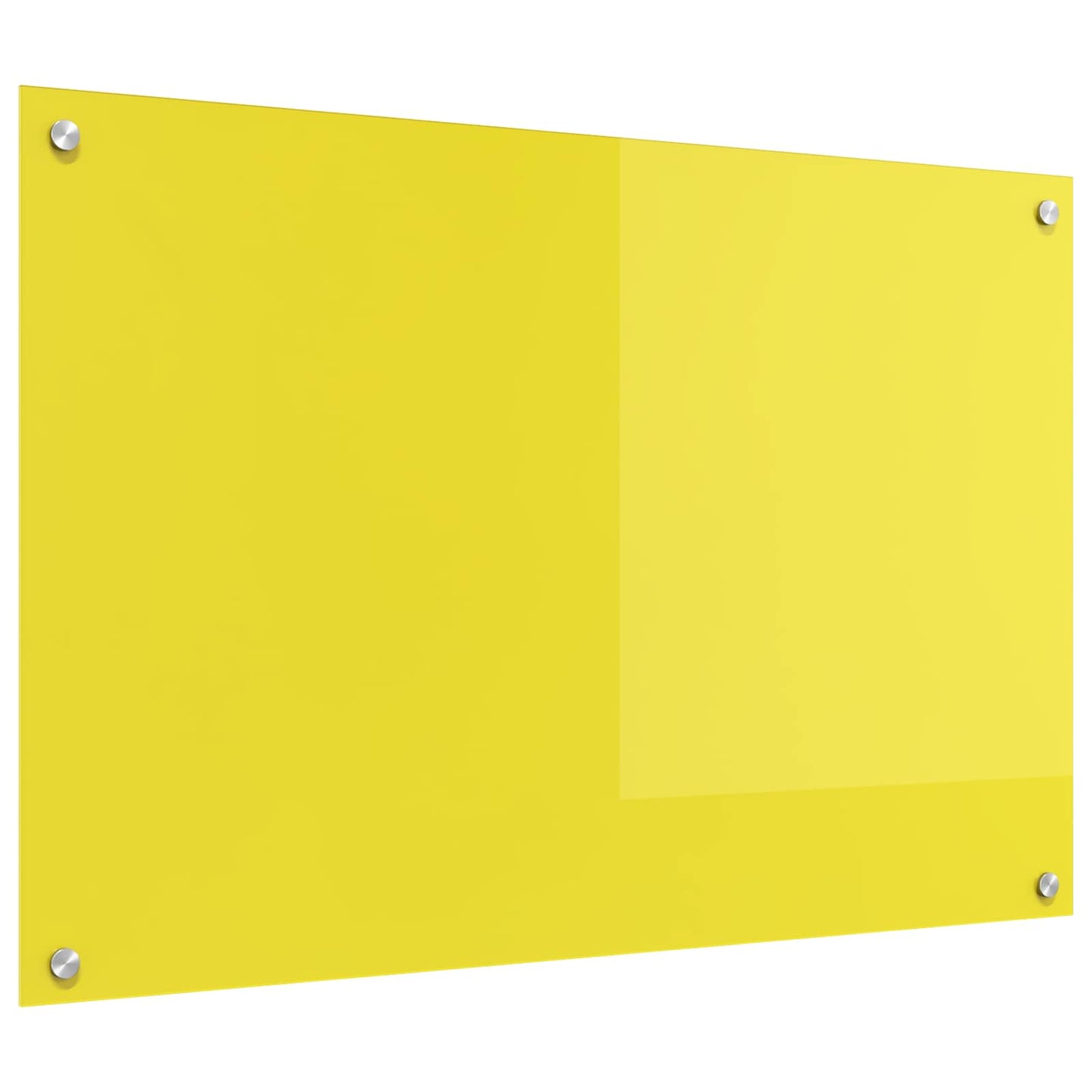 Küchenrückwand Gelb 90 x 60 cm Gehärtetes Glas