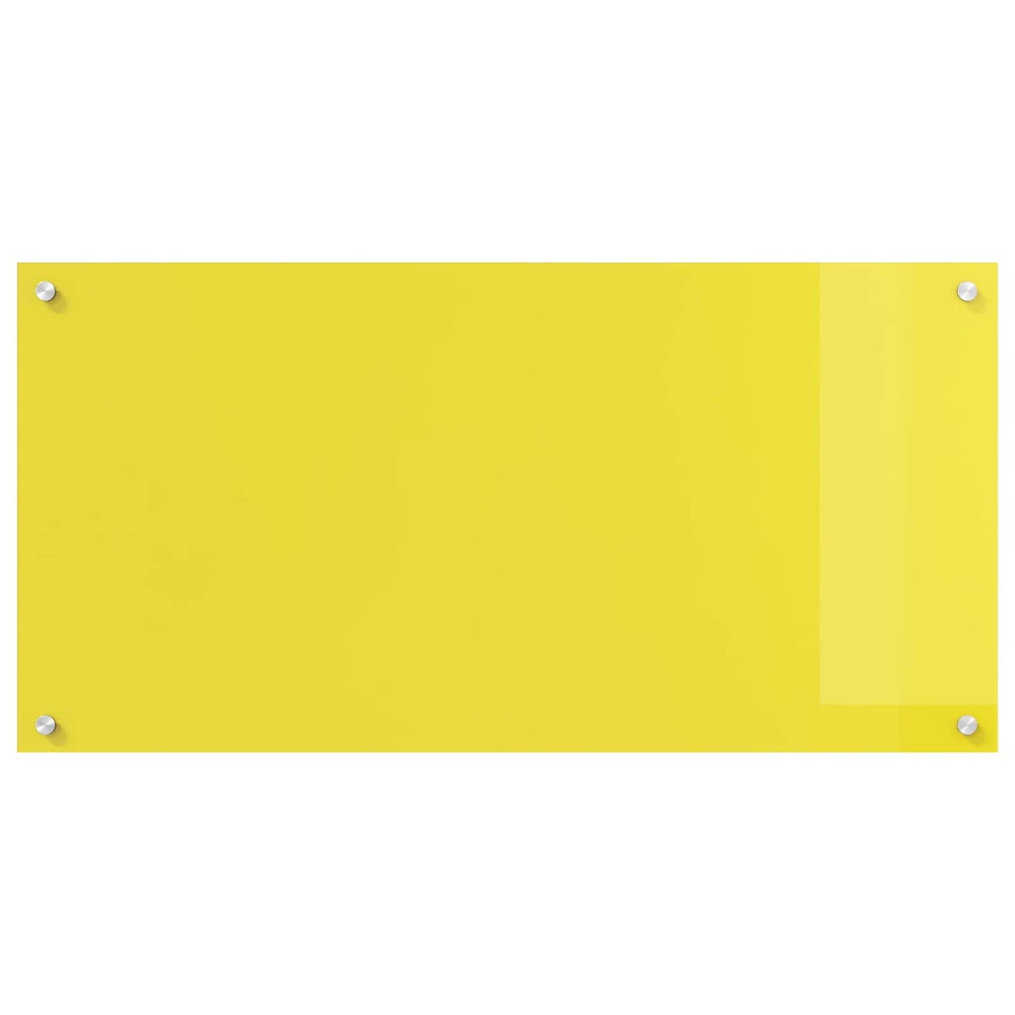 Küchenrückwand Gelb 100 x 50 cm Gehärtetes Glas
