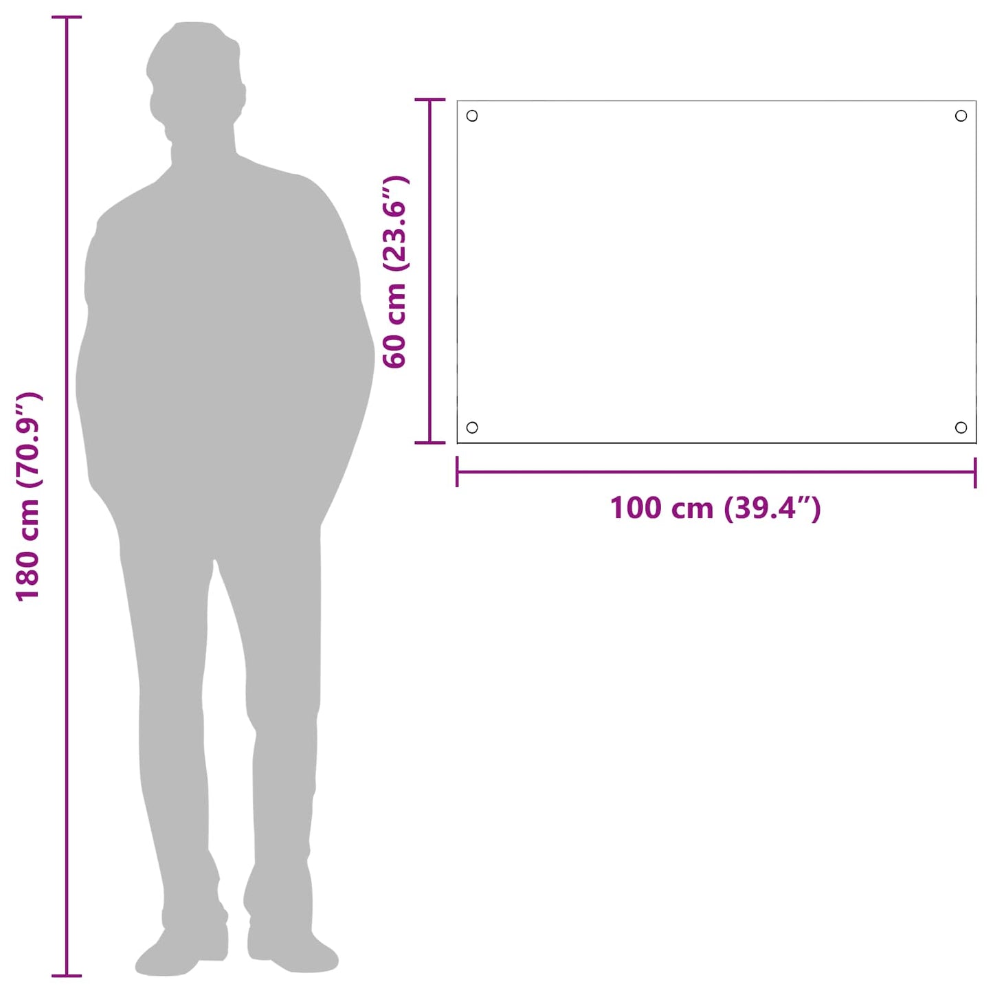 Küchenrückwand Gelb 100 x 60 cm Gehärtetes Glas