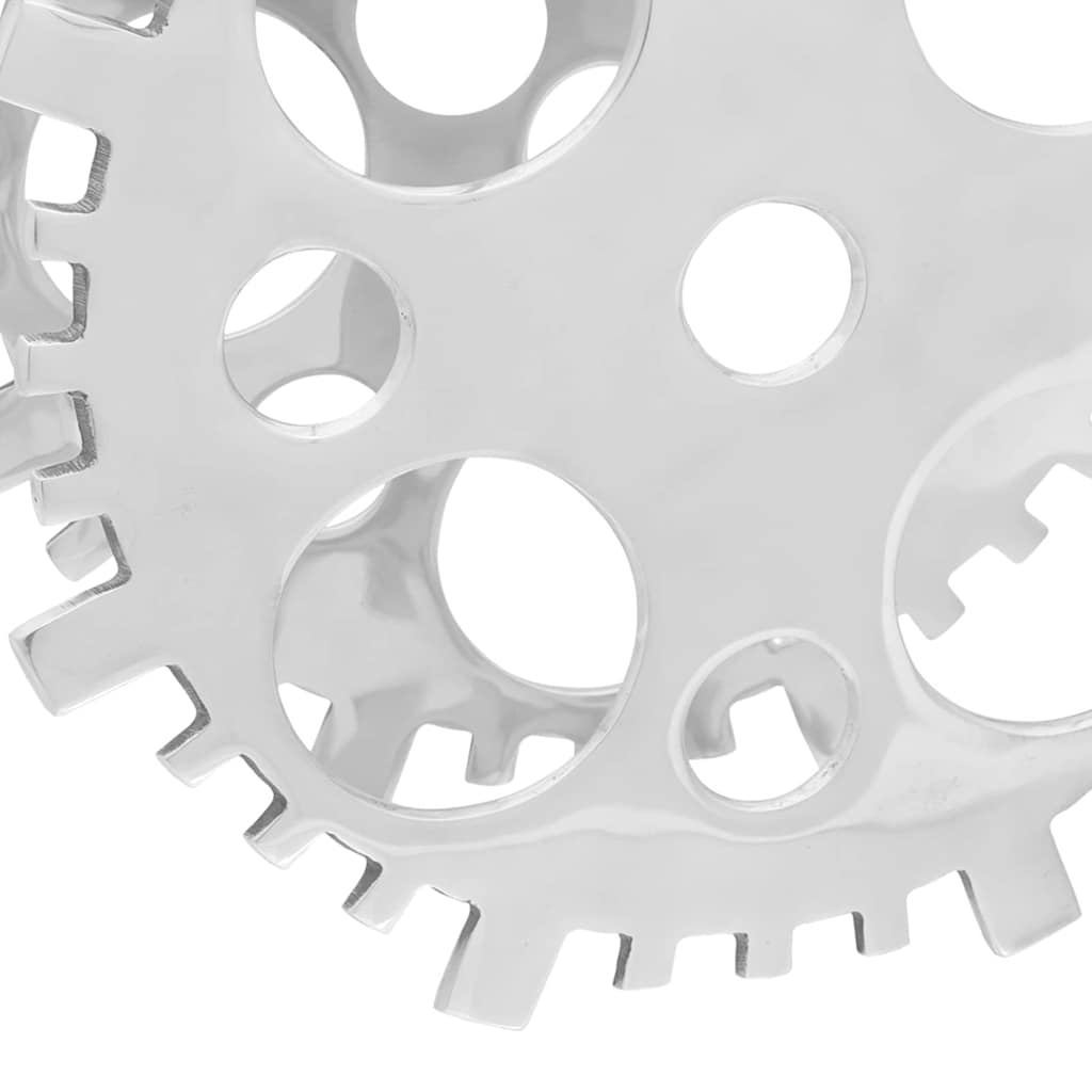 Weinregal Silber 39 x 14 x 39 cm Aluminium