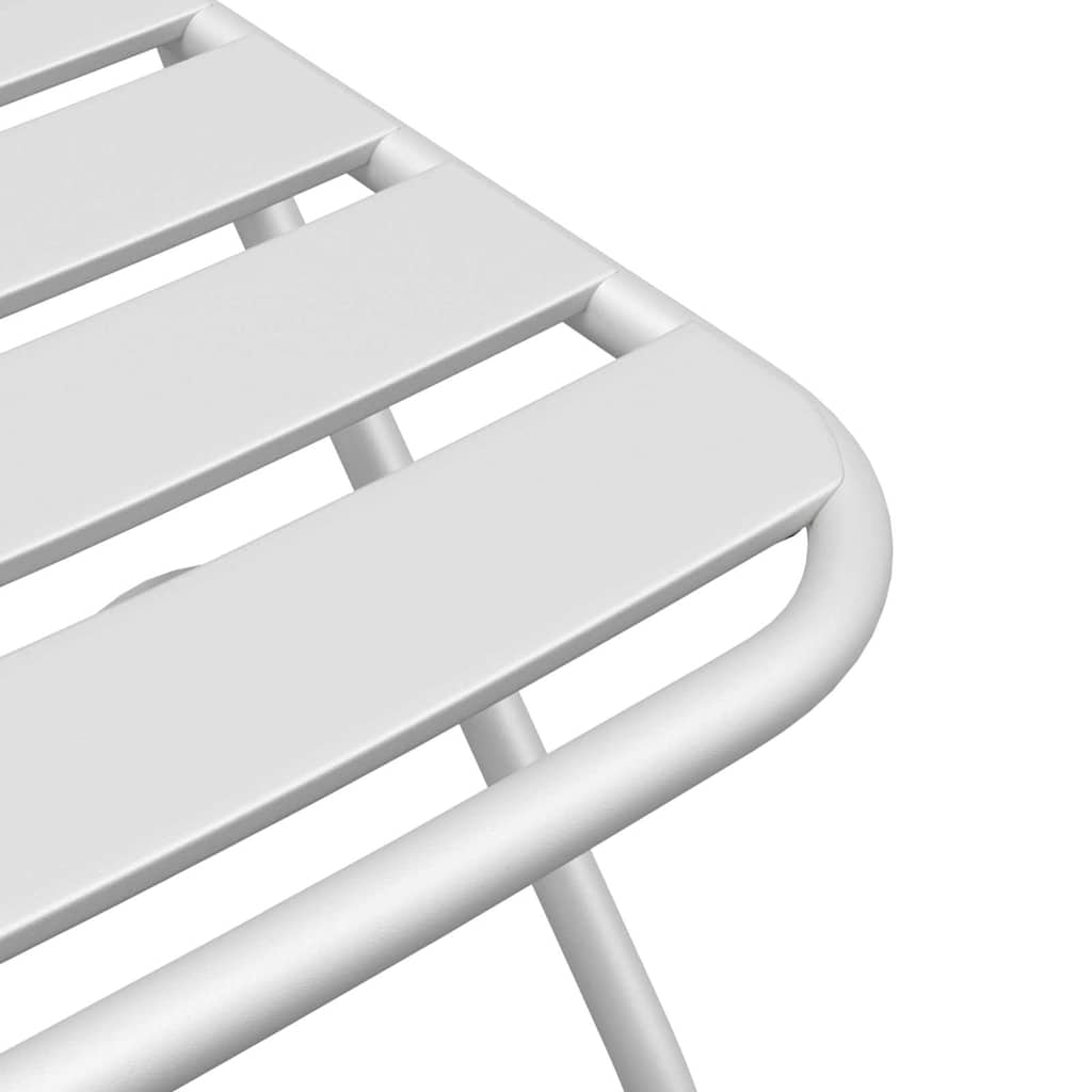 Gartenklappstuhl 2 pcs Weiß 42 x 52 x 82 cm