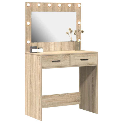 Schminktisch Sonoma-Eiche 78,5 x 41 x 135 cm Holzwerkstoff