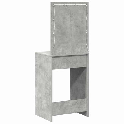 Schminktisch Beton Grau 50 x 41 x 135 cm Holzwerkstoff