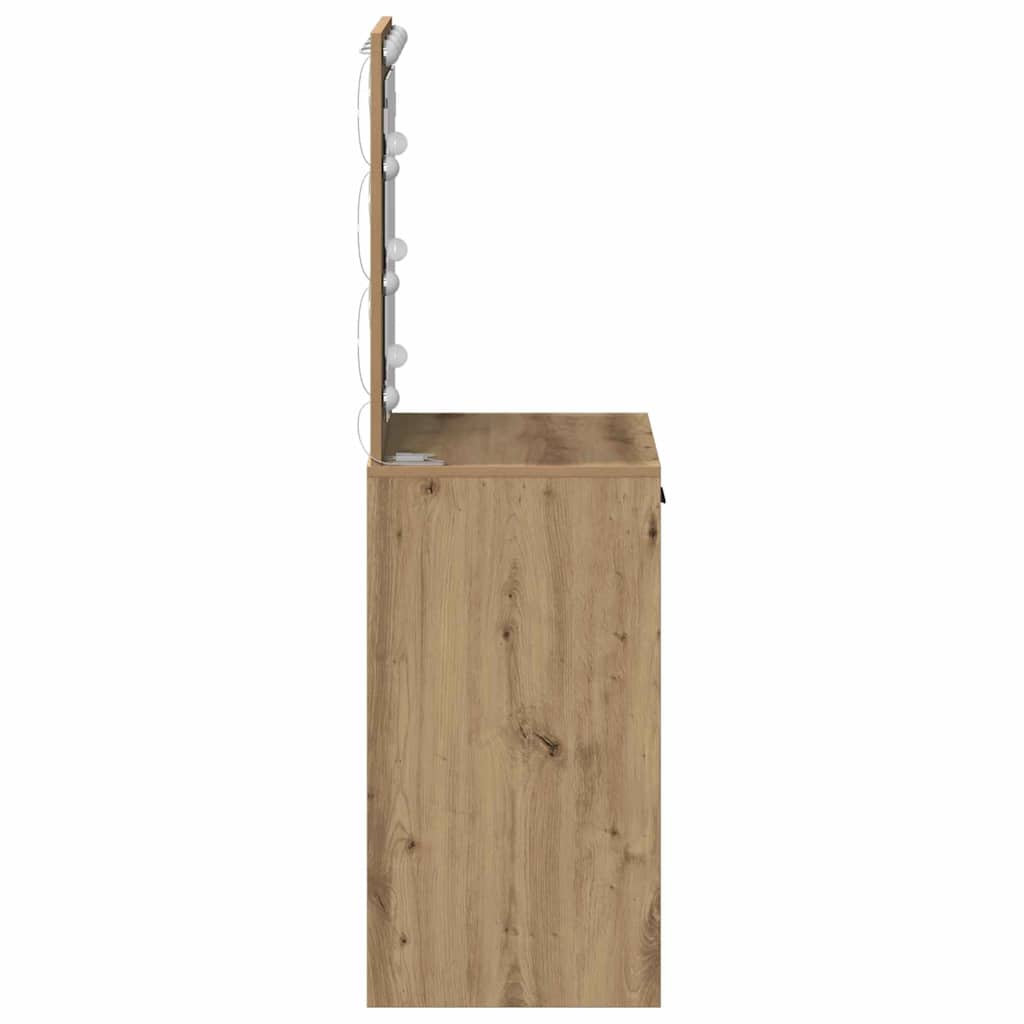 Schminktisch Artisan-Eiche 50 x 41 x 135 cm Holzwerkstoff