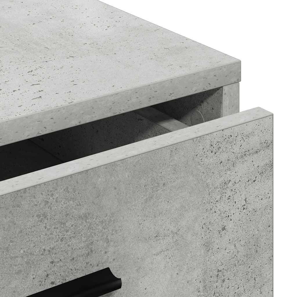 Sideboard Betongrau 40 x 41 x 75 cm Holzwerkstoff