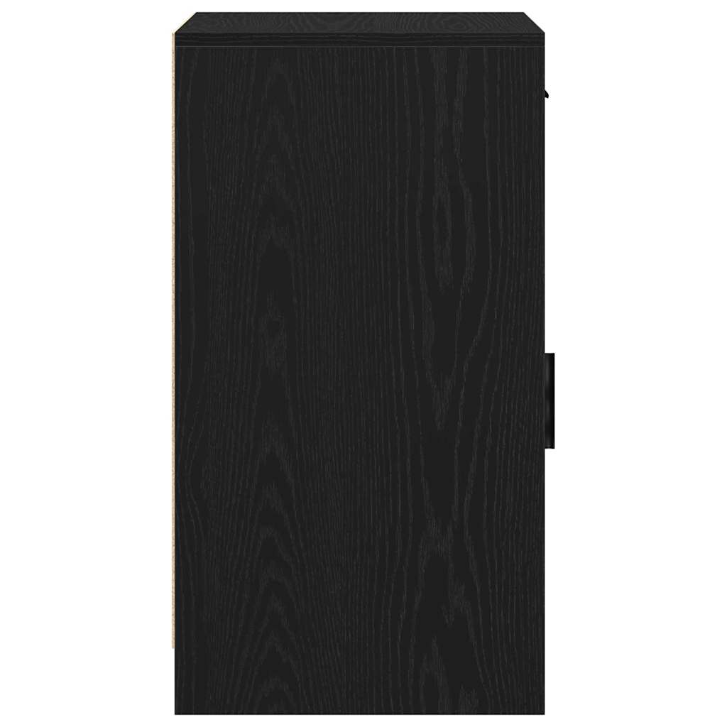 Sideboard Schwarz Eichen-Optik 40 x 40,5 x 75 cm Holzwerkstoff