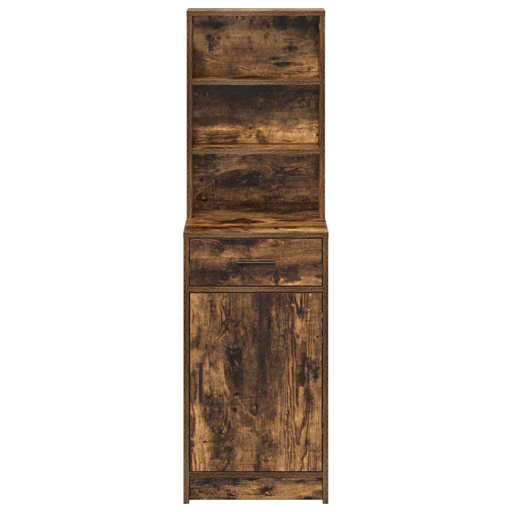 Highboard Geräucherte Eiche 40 x 40,5 x 135 cm Holzwerkstoff