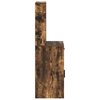 Highboard Geräucherte Eiche 40 x 40,5 x 135 cm Holzwerkstoff