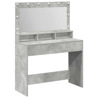 Schminktisch Beton Grau 100 x 41 x 135 cm Holzwerkstoff