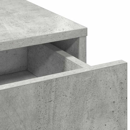 Schminktisch Beton Grau 50 x 41 x 140 cm Holzwerkstoff