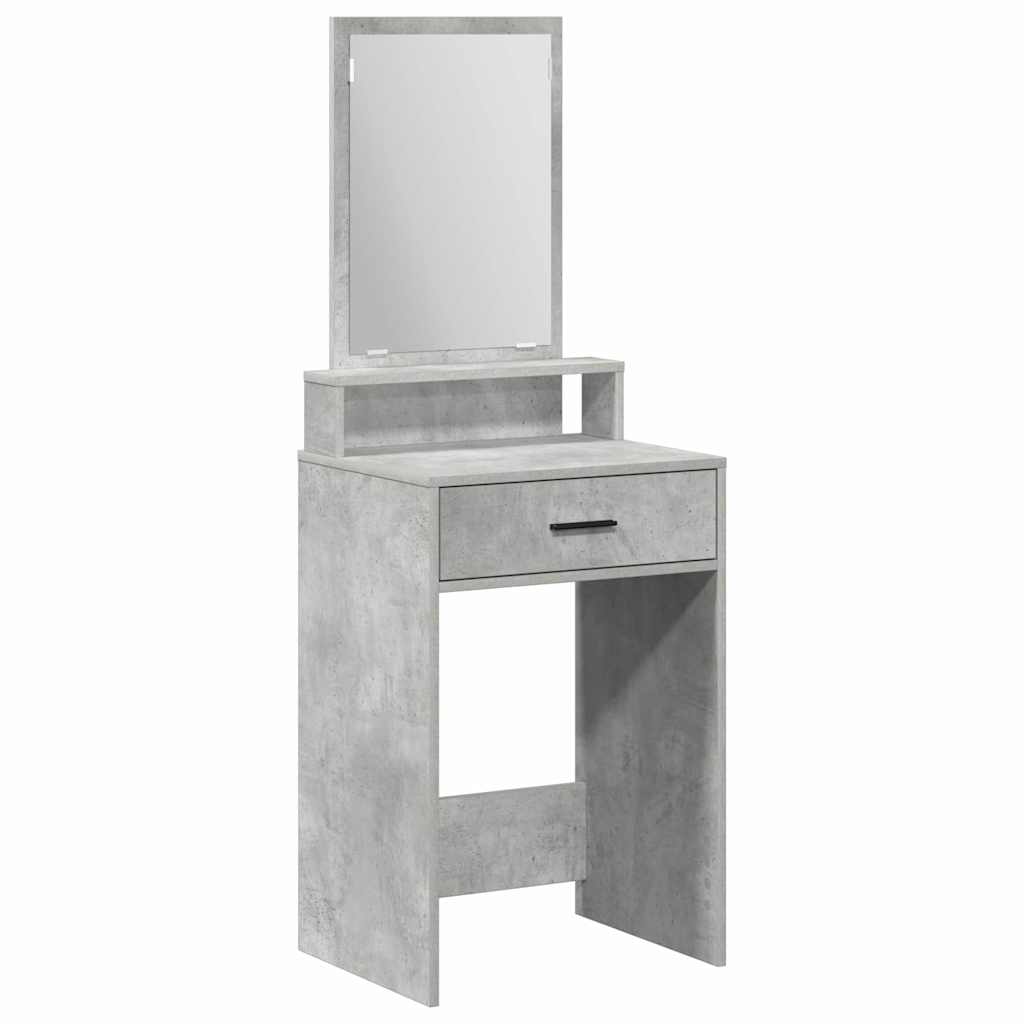 Schminktisch Beton Grau 50 x 41 x 140 cm Holzwerkstoff