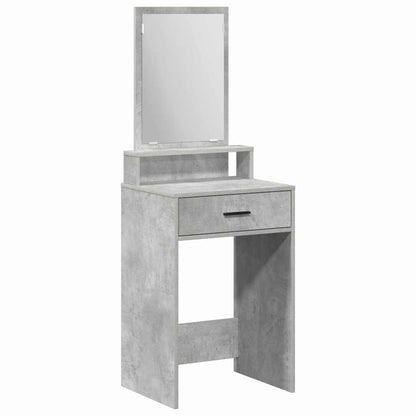 Schminktisch Beton Grau 50 x 41 x 140 cm Holzwerkstoff