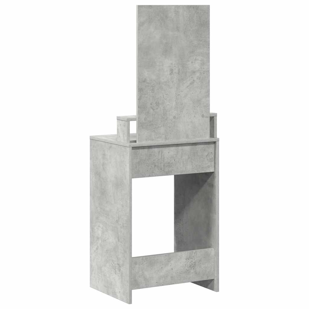 Schminktisch Beton Grau 50 x 41 x 140 cm Holzwerkstoff