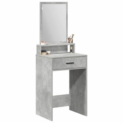 Schminktisch Beton Grau 50 x 41 x 140 cm Holzwerkstoff