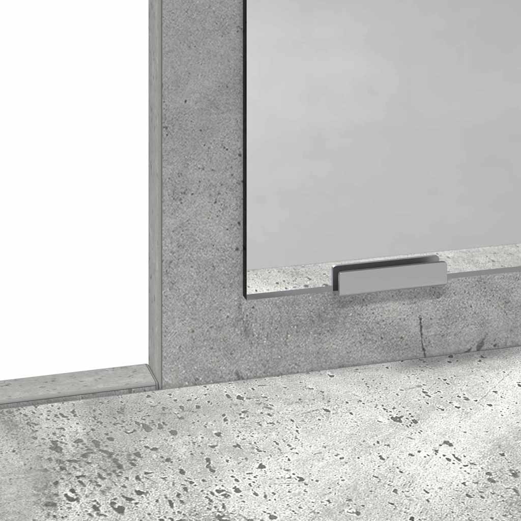 Schminktisch Beton Grau 79 x 41 x 140 cm Holzwerkstoff