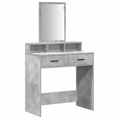 Schminktisch Beton Grau 79 x 41 x 140 cm Holzwerkstoff