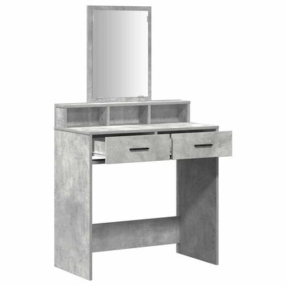 Schminktisch Beton Grau 79 x 41 x 140 cm Holzwerkstoff