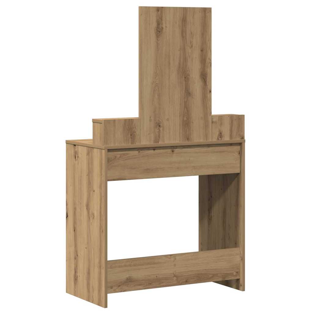 Schminktisch Artisan-Eiche 79 x 41 x 140 cm Holzwerkstoff
