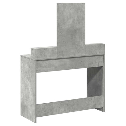 Schminktisch Beton Grau 100 x 41 x 140 cm Holzwerkstoff
