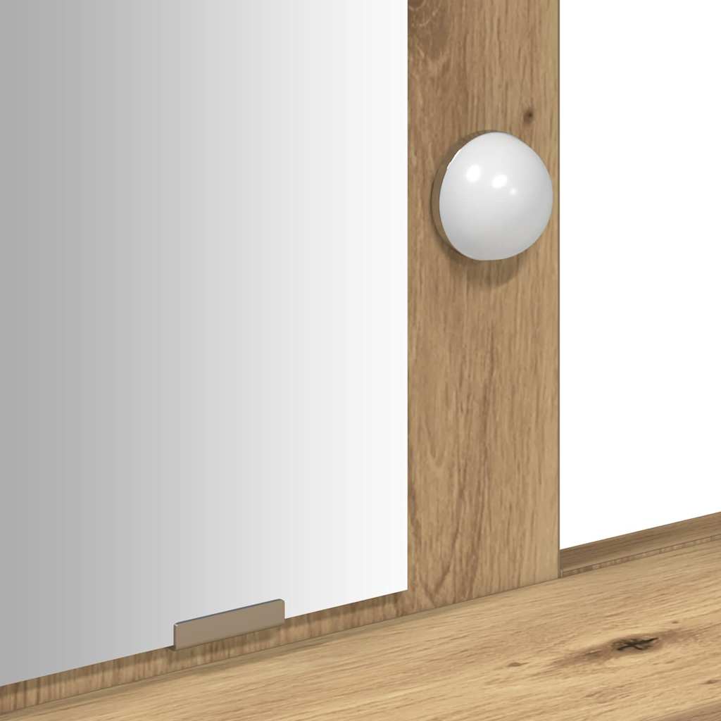 Schminktisch mit Speicher Braun 100 x 41 x 140 cm Holzwerkstoff