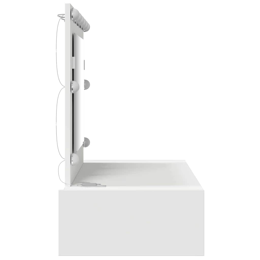 Schminktisch mit Schubladen Weiß 100 x 40 x 70 cm Holzwerkstoff