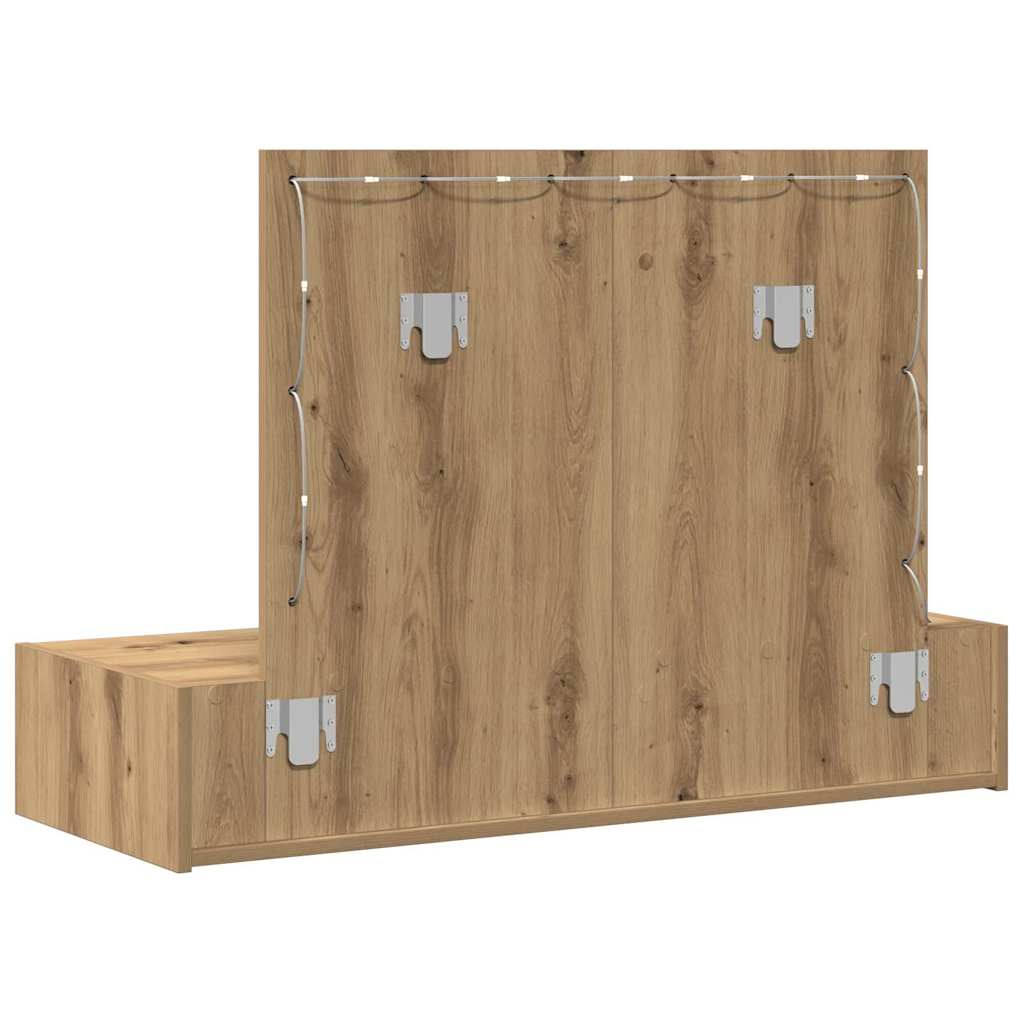 Schminktisch mit Speicher Braun 100 x 40 x 70 cm Holzwerkstoff
