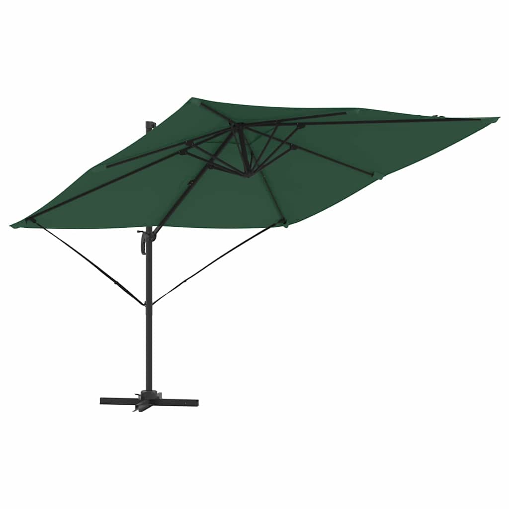 Roma Parasol Grün 286 x 284 x 265 cm Aluminium und Polyester