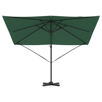 Roma Parasol Grün 286 x 284 x 265 cm Aluminium und Polyester