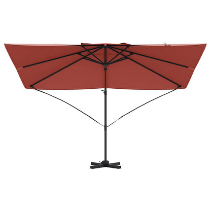 Sonnenschirm Terrakotta 351 x 250 x 260 cm