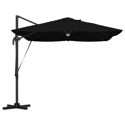 Sonnenschirm Schwarz 351 x 250 x 253 cm Polyester und Aluminium