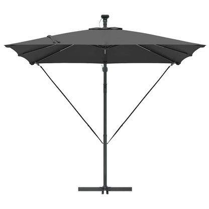 Auskragender Bananenschirm Anthrazit 249 x 249 x 250 cm