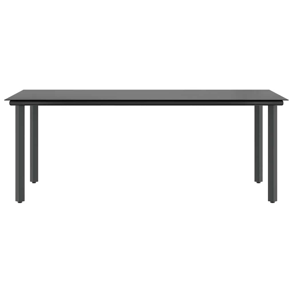 7-teiliges Garten-Esszimmerset Braunes Polyrattanglas