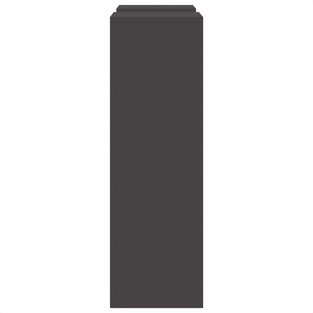 Pflanzenständer 2 pcs Schwarz 24 x 24 x 75 cm Stahl