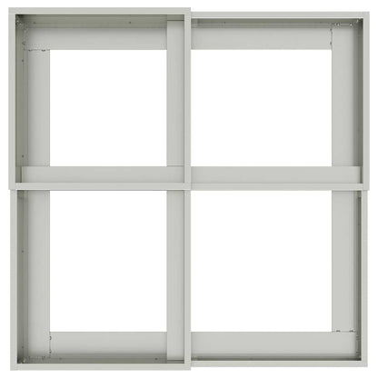 Gartenblumentopf Silber 80 x 80 x 60 cm Verzinkter Stahl