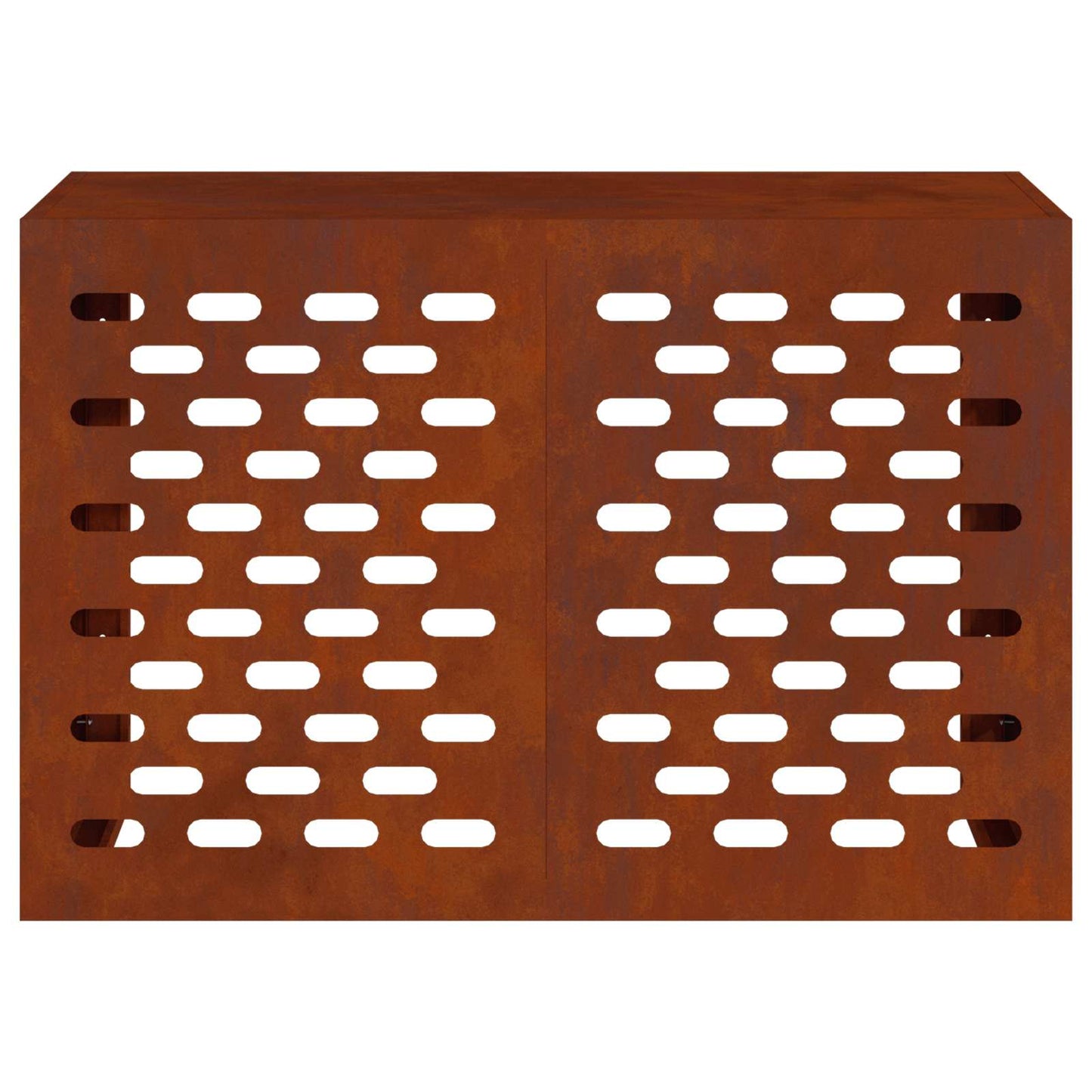 Klimaanlagenabdeckung Rostig 90 x 40 x 60 cm Wetterfeststahl