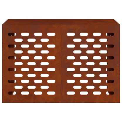 Klimaanlagenabdeckung Rostig 90 x 40 x 60 cm Wetterfeststahl