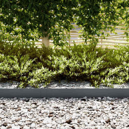 Raseneinfassung 20 pcs Anthrazit 100 x 0,05 x 20 cm