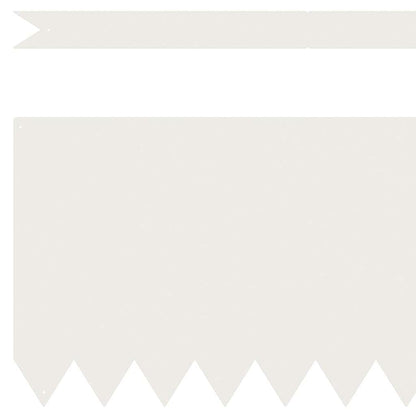 Raseneinfassung 10 pcs Weiß 100 x 0,05 x 20 cm