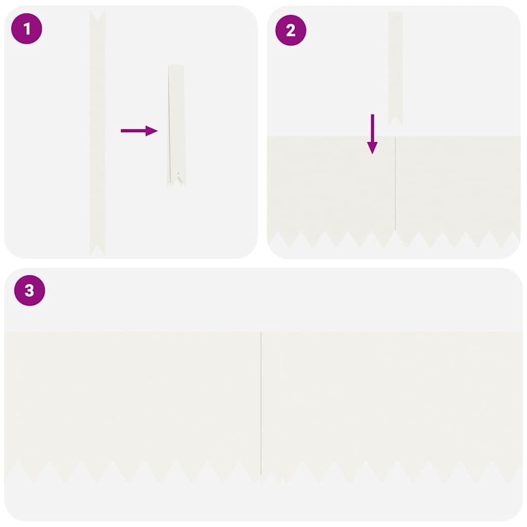 Raseneinfassung 10 pcs Weiß 100 x 0,05 x 20 cm