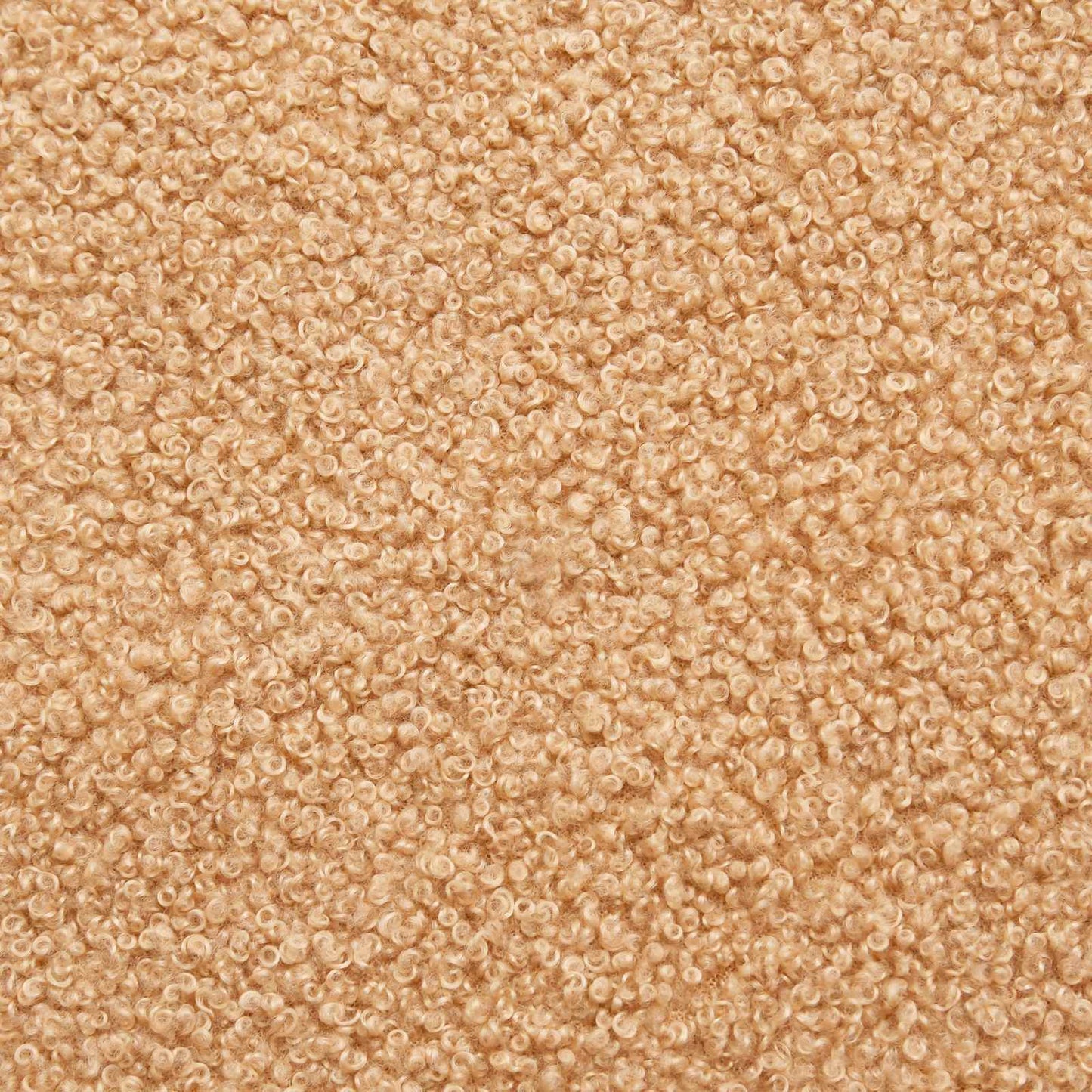 Schaukelstuhl Beige Sherpa-Stoff