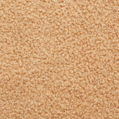 Schaukelstuhl Beige Sherpa-Stoff