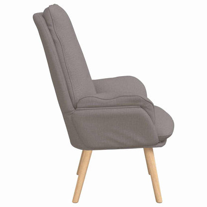 Sessel Taupe 69 x 74 x 93 cm Stoff und Sperrholz